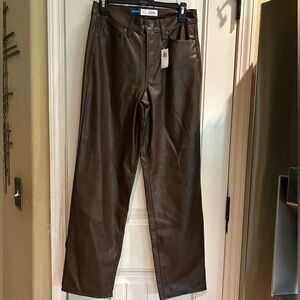Old Navy High Rise OG Loose Faux Leather Pants
